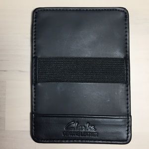 Clarks Genuine Leather Card Holder Wallet Slim